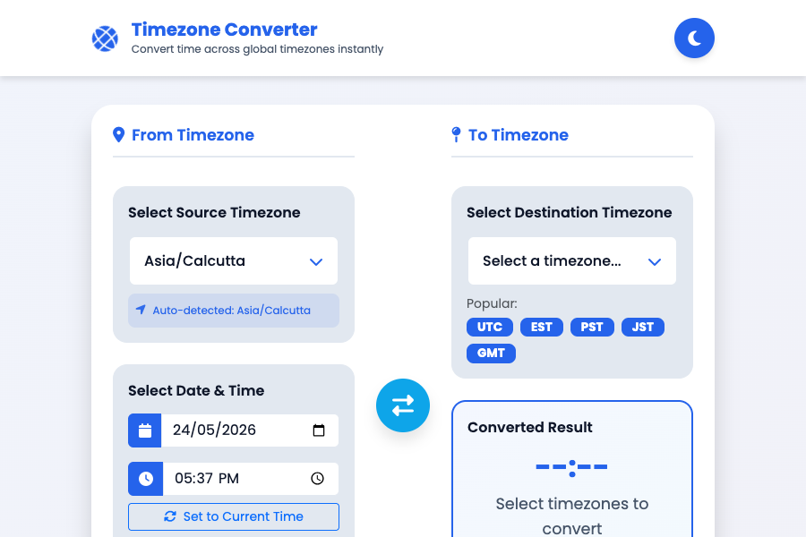 Timezone Converter